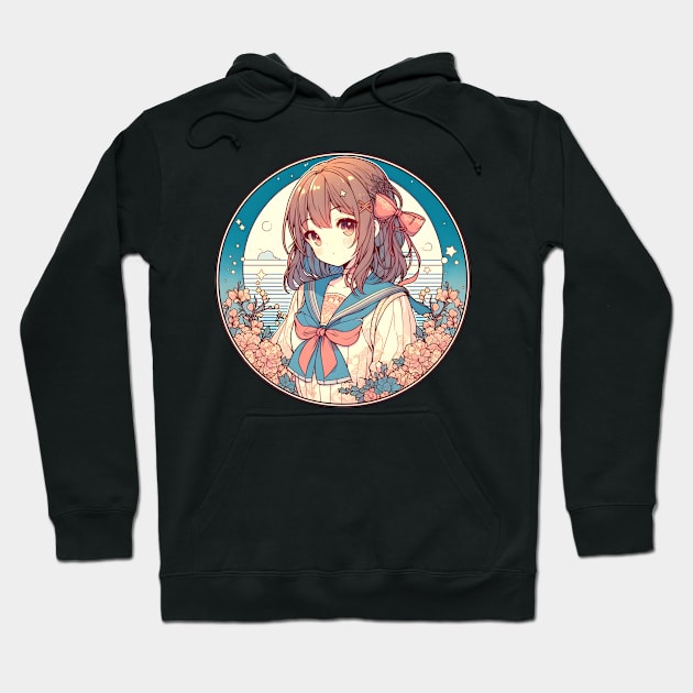 Japanese Anime Old Retro Hoodie by Japanese Fever